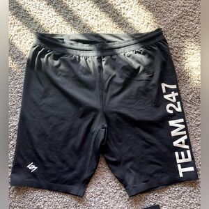 Represent Team 247 Black half tights